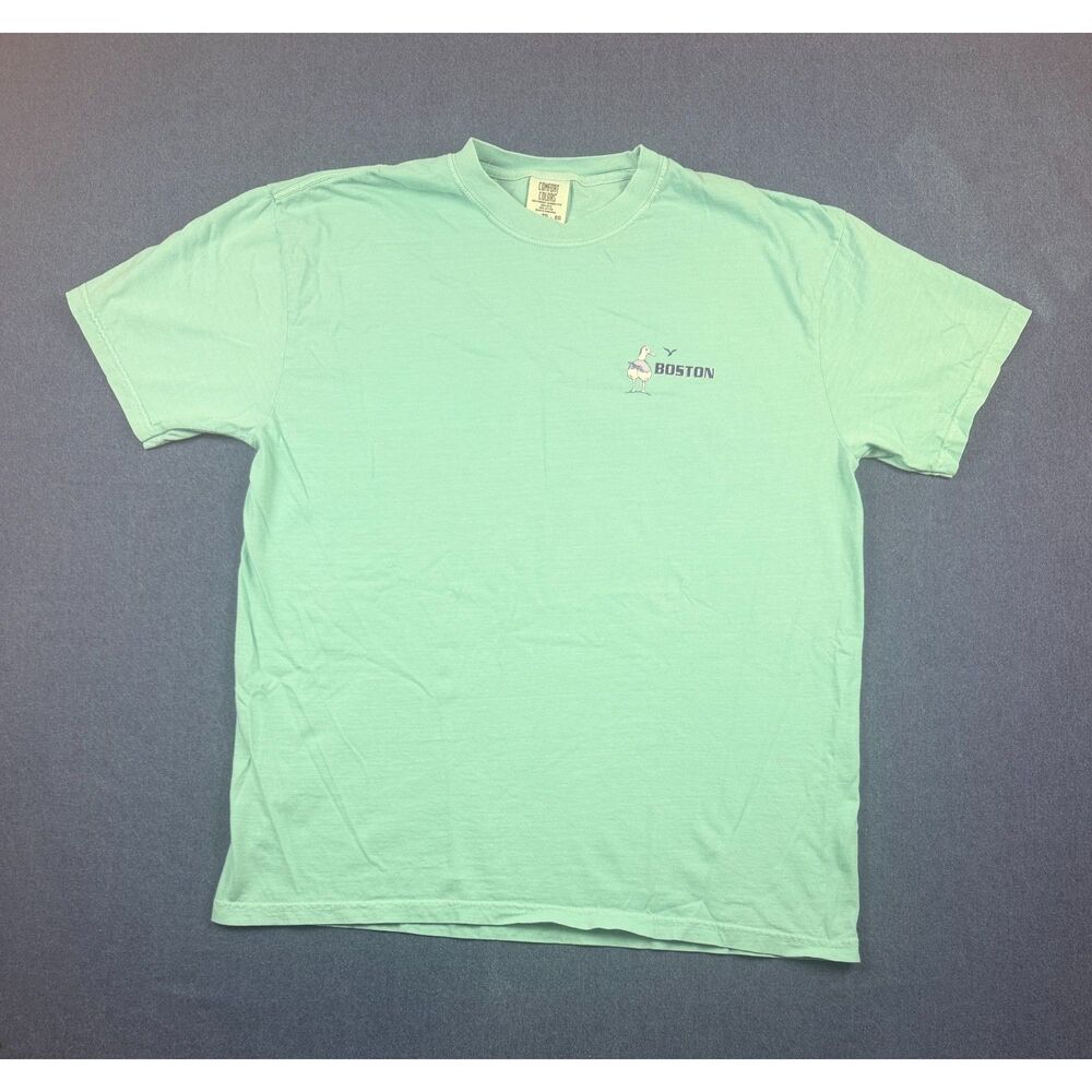 Comfort Colors Boston Fat Bottomed Gulls Graphic T-Shirt Blue XL